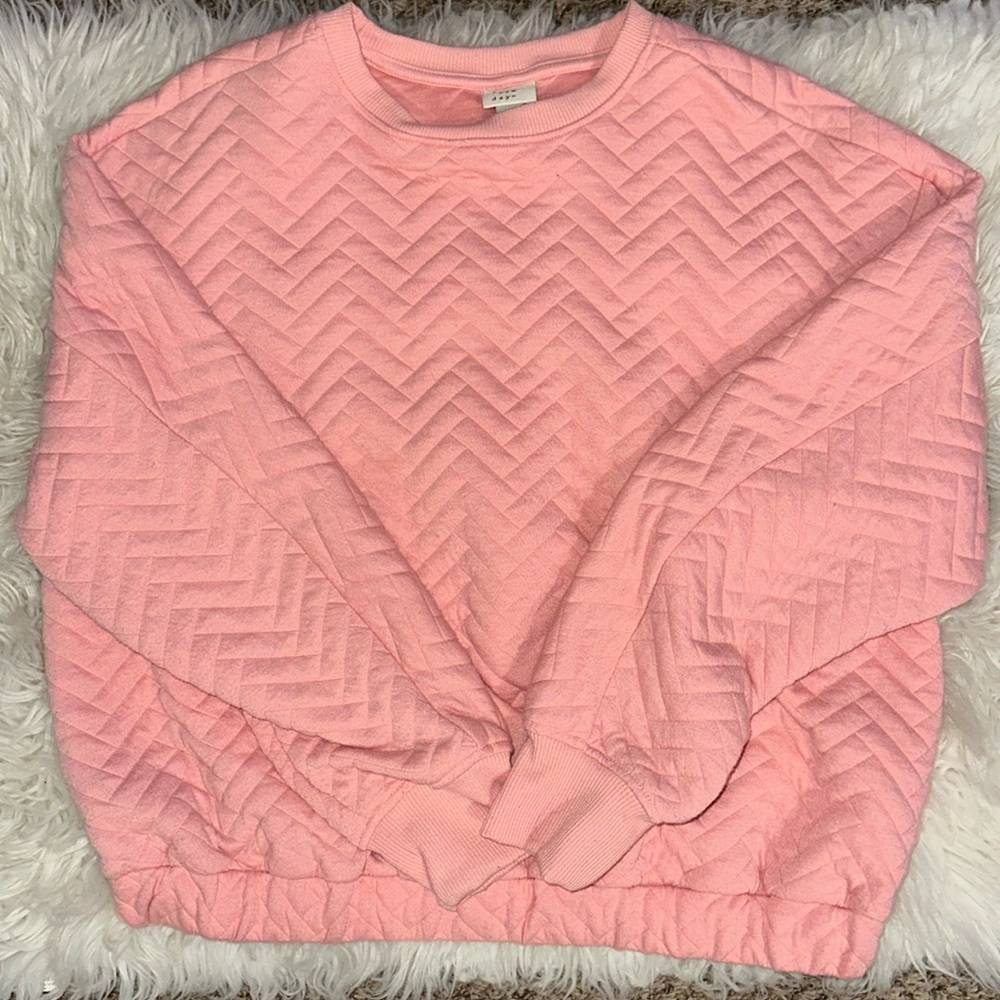 A new day crew neck pink sweater